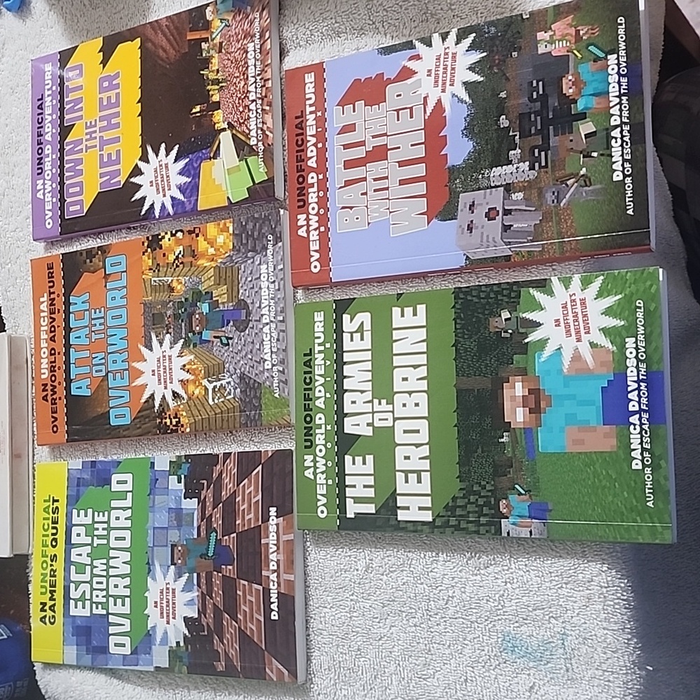 Unofficial Overworld Adventure Series Set:6  (Missing Book 3)
